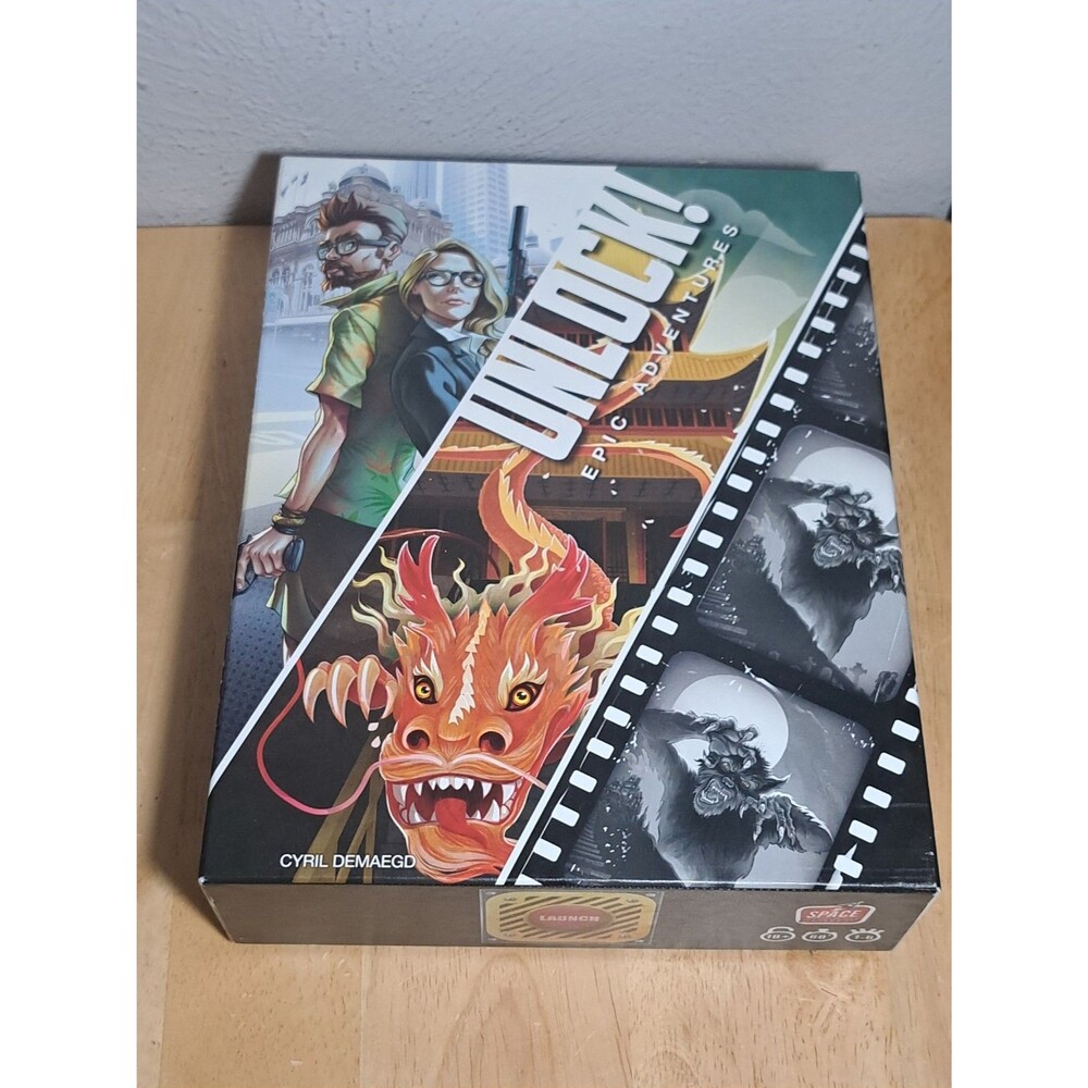 Unlock! Epic Adventures - Escape Room Card Board Game Complete Space Cowboys